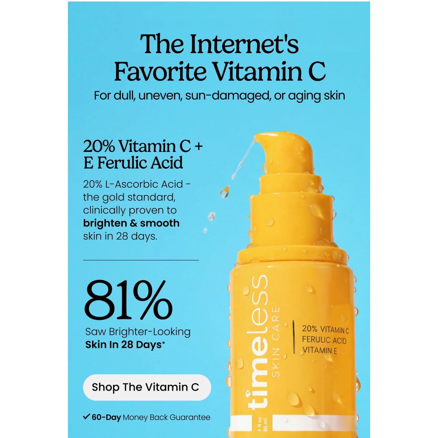 Timeless Vitamin C + E Ferulic Acid 20% 1.7 oz