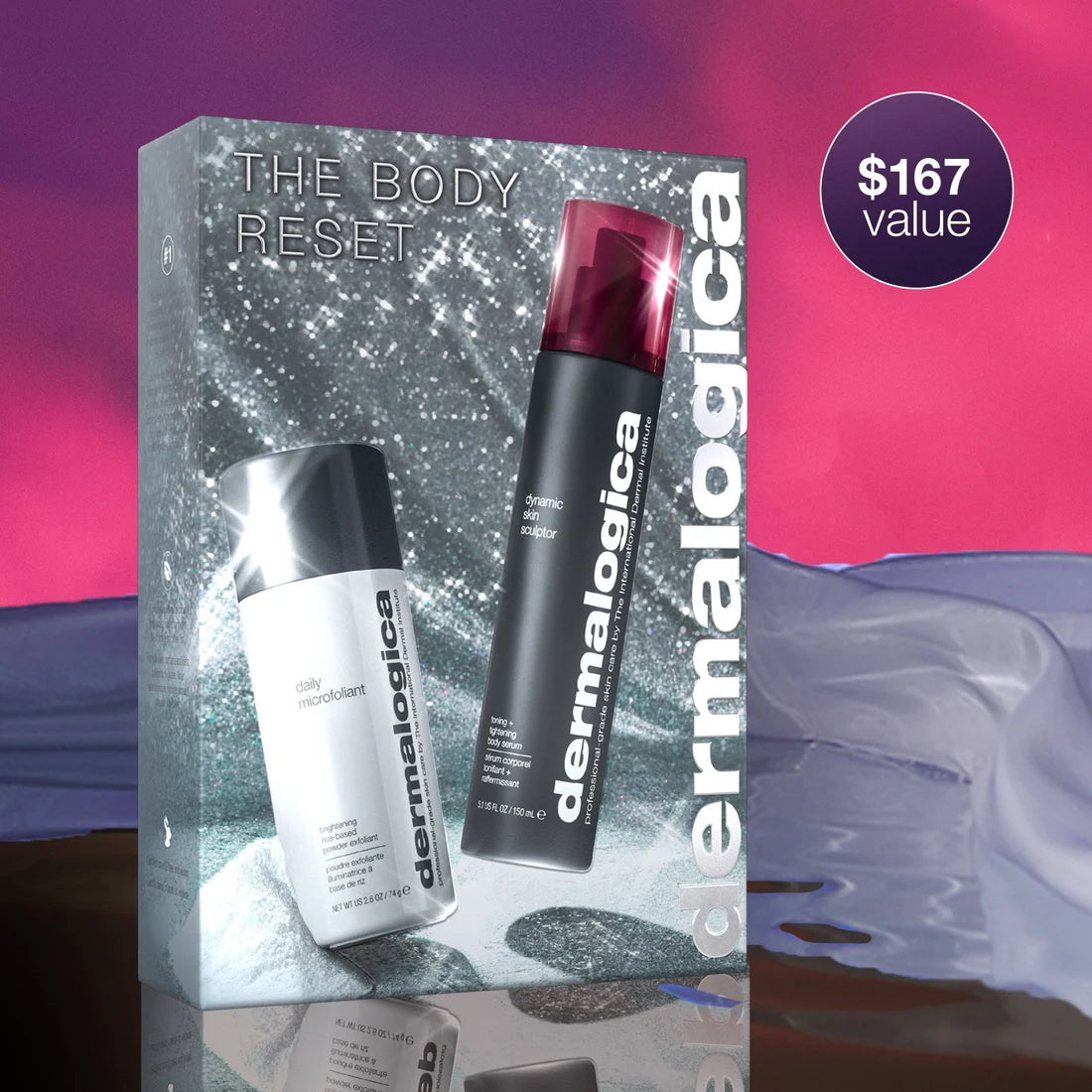 Dermalogica body reset set + free gift