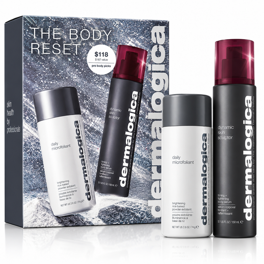 Dermalogica body reset set + free gift