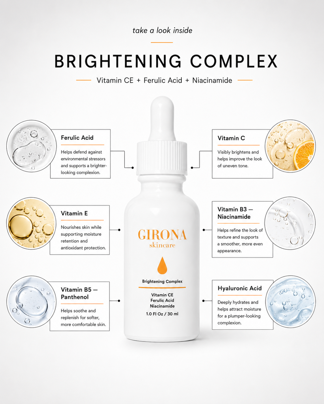 Brightening Complex 15% Vitamin CE Ferulic Acid + Niacinamide 1 o.z