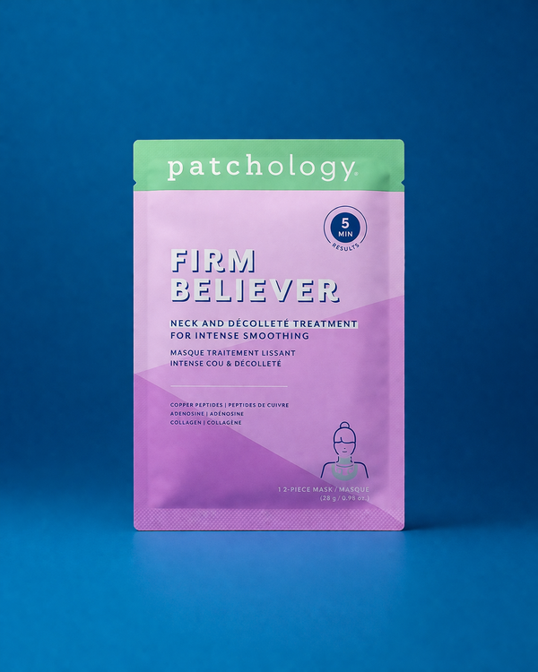 Patchology Firm Believer Neck and Chest Mask Single