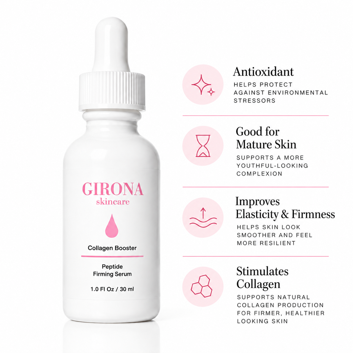 Collagen Booster Peptide Firming Serum 1 oz