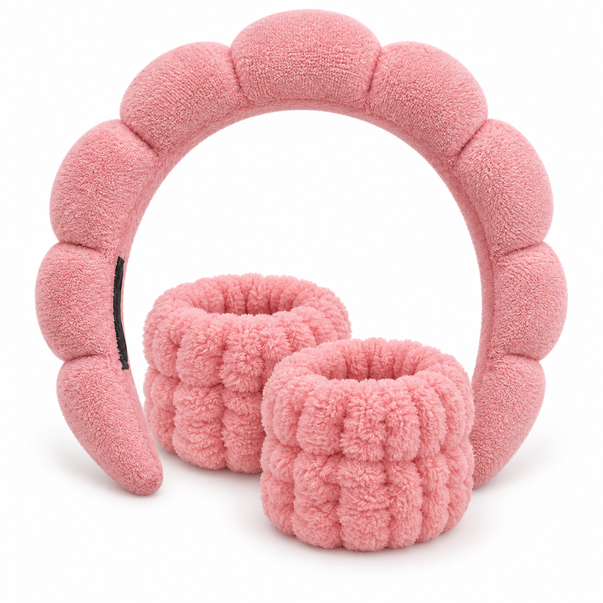 Plush Terry Cloth Spa Headband 3 piece
