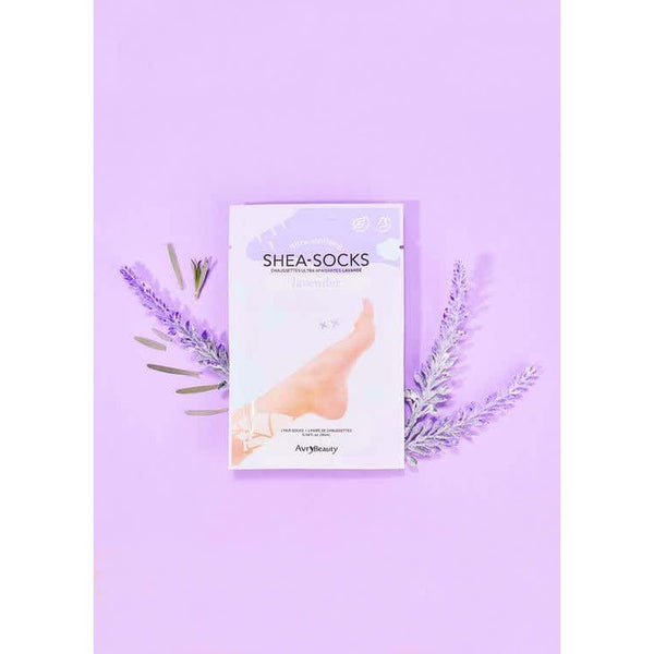 Avry Beauty Lavender Socks, 1 pair